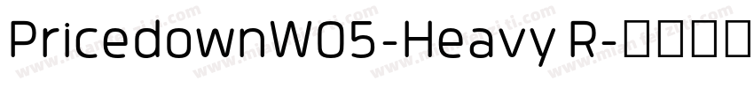 PricedownW05-Heavy R字体转换